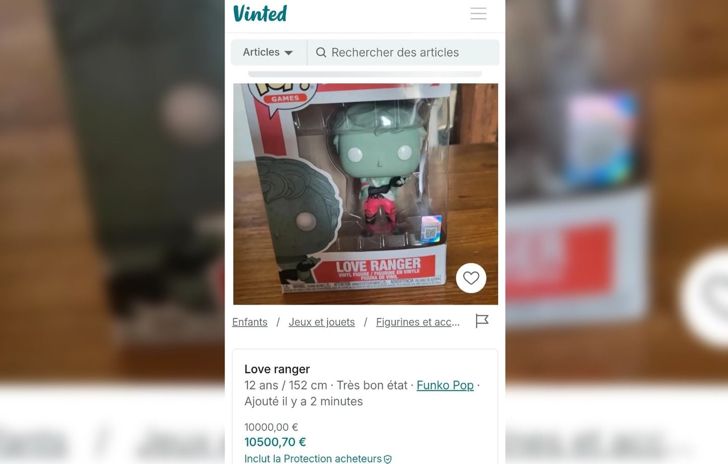 Un vendeur de Vinted propose d'acheter une fillette de 7 ans pour 12.000 euros.