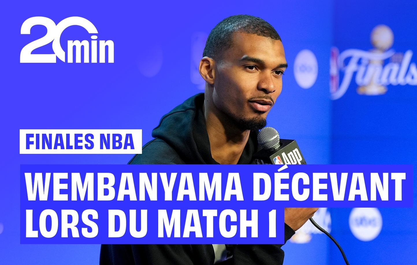 Victor Wembanyama admet sa mauvaise performance après la finale NBA perdue.