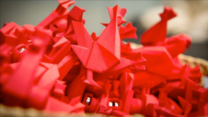 Le coq français, emblème de la «Frech Tech».