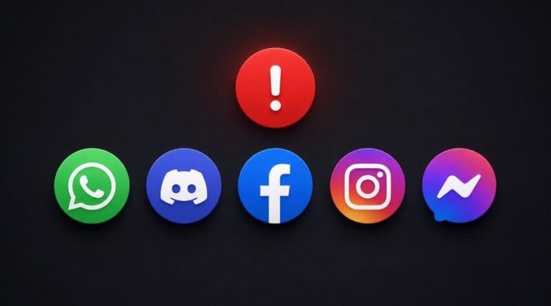 WhatsApp, Discord, Facebook et Messenger ne fonctionnent pas ensemble