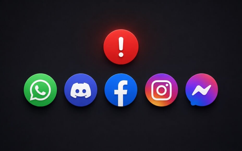 WhatsApp, Discord, Facebook et Messenger ne fonctionnent pas ensemble