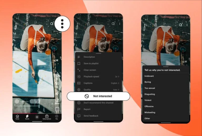 YouTube Shorts imite TikTok : suppression du bouton « Je n’aime pas »