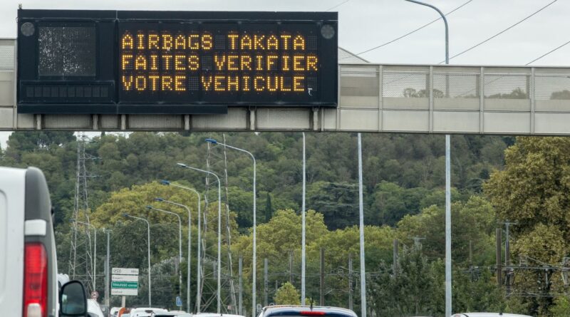 Airbags Takata : Quel nombre de véhicules non contrôlés en France ?