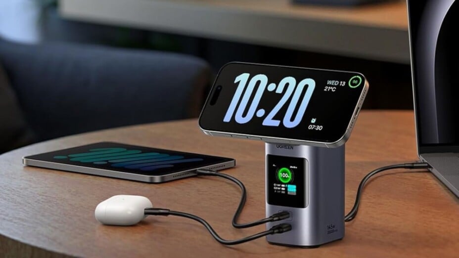 Amazon propose une réduction de -44 % sur la batterie Ugreen 20 000 mAh, 145W, Qi2.