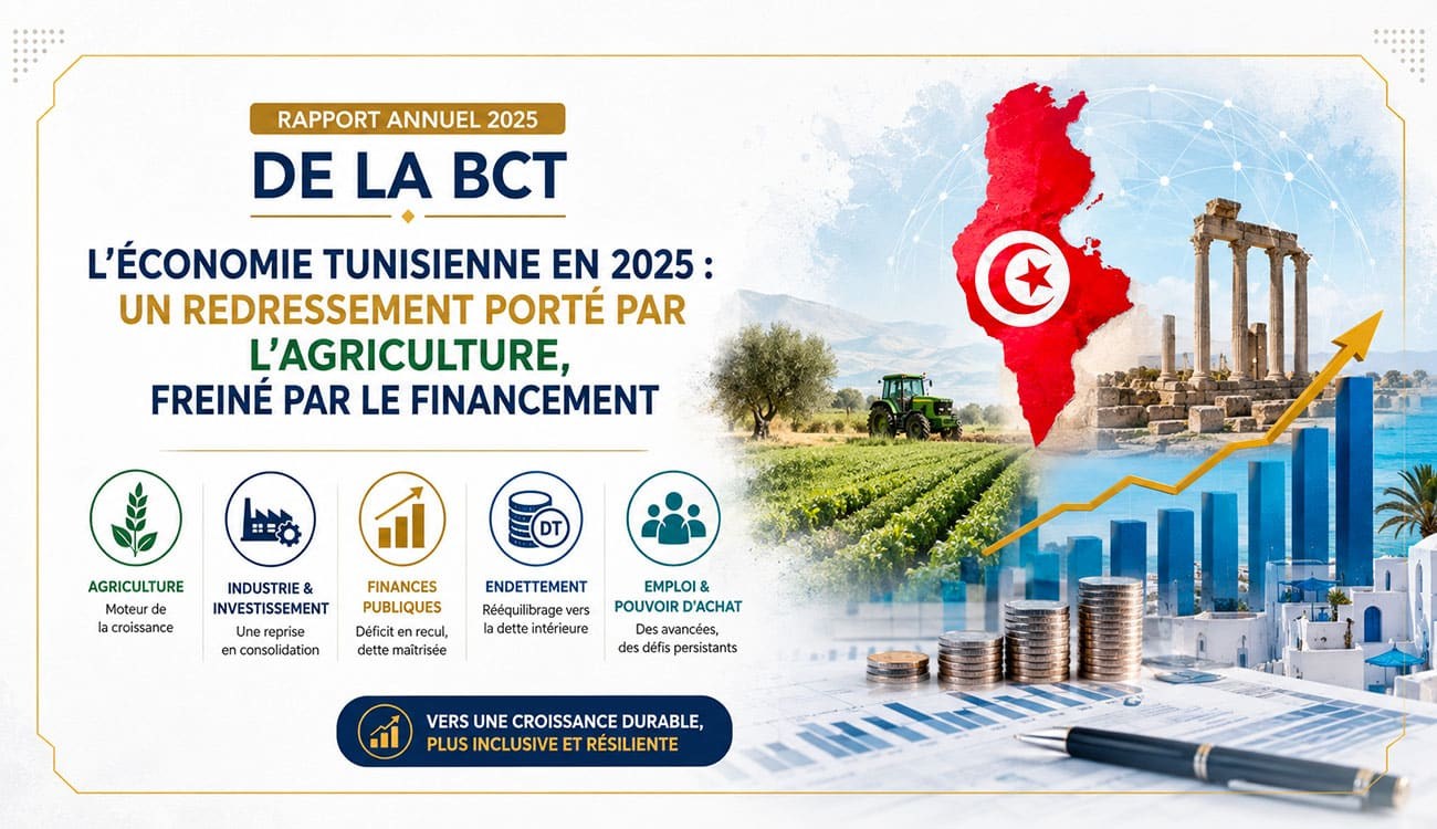 BCT : Rapport 2025 sur la résilience de l’économie tunisienne