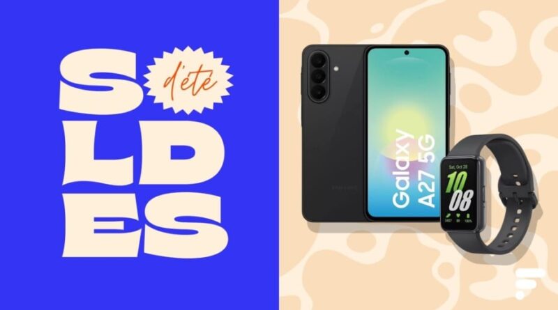 Boulanger propose un pack à prix cassé avec Samsung Galaxy A27 et Galaxy Fit 3