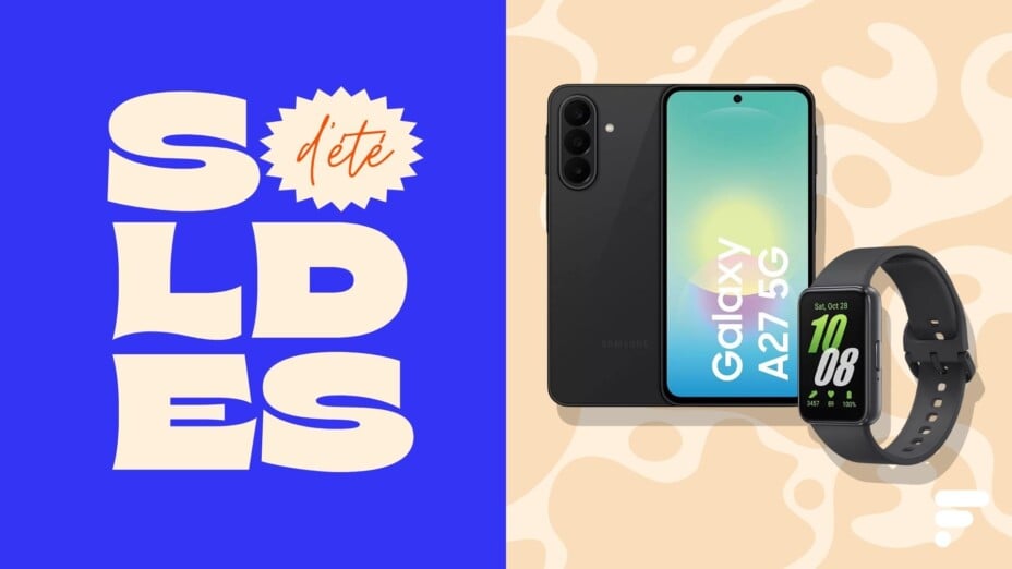 Boulanger propose un pack à prix cassé avec Samsung Galaxy A27 et Galaxy Fit 3