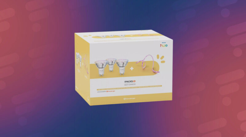 Boulanger propose une promotion de 40 euros sur le pack Philips Hue