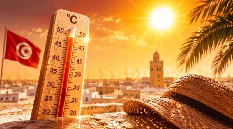 Canicule en Tunisie : records historiques atteignant presque 50°C