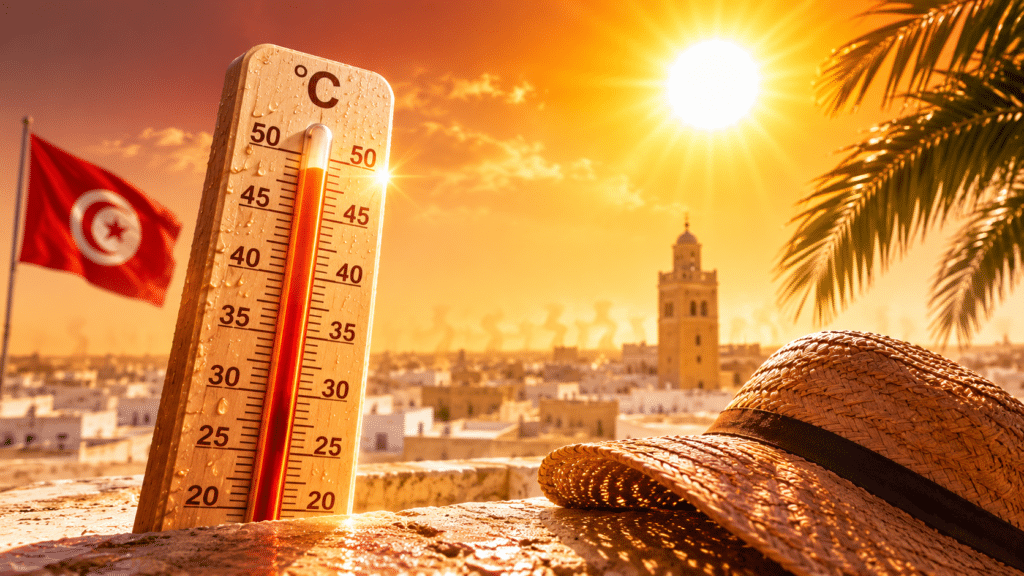 Canicule en Tunisie : records historiques atteignant presque 50°C