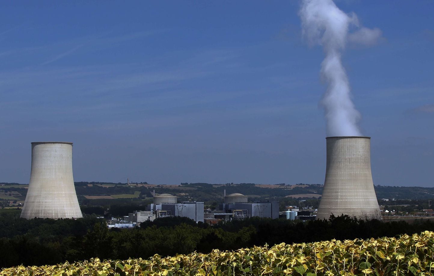 Canicule : Trois réacteurs nucléaires à l'arrêt en France.