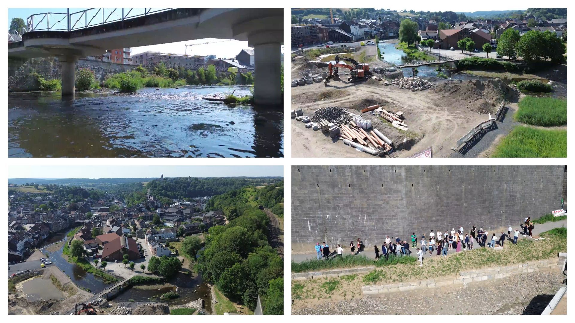 Cinq ans après les inondations, commémoration dans les communes liégeoises.