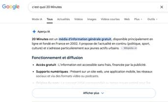 Comment éviter d'afficher les réponses IA de Google dans vos requêtes ?