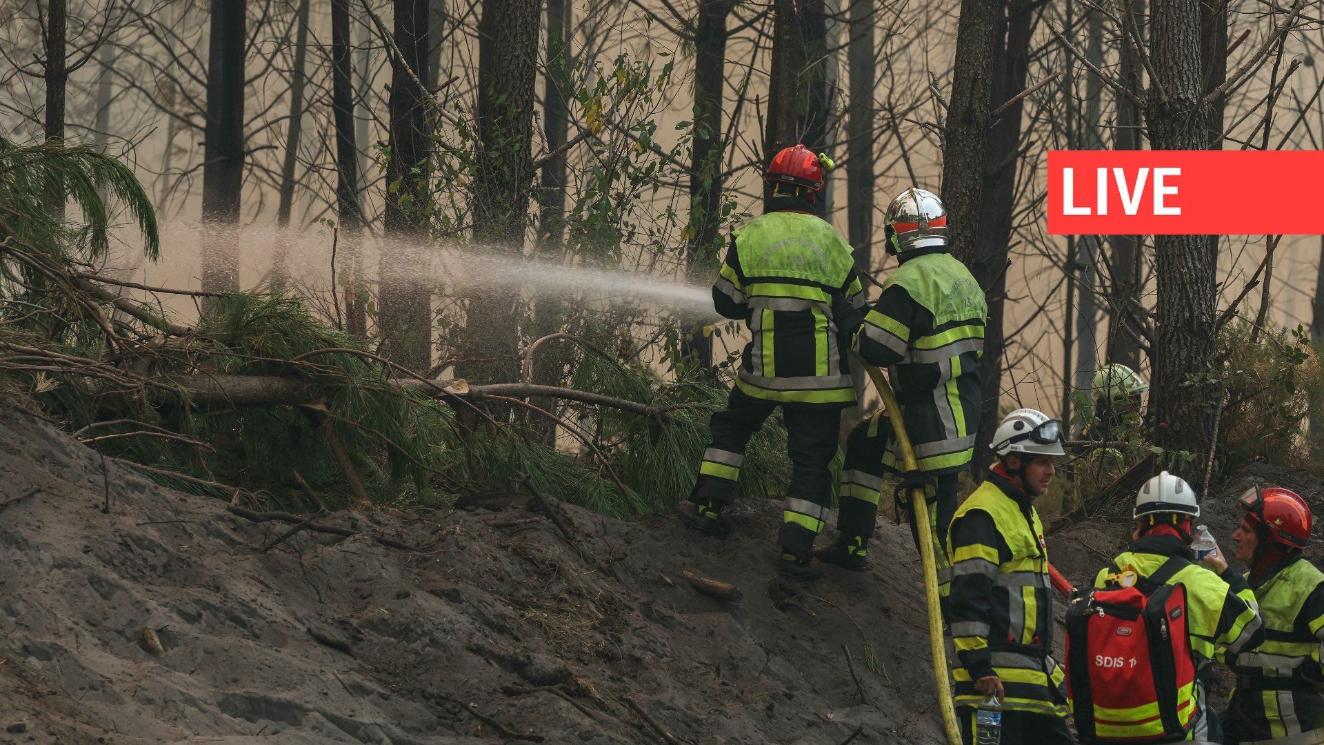 Direct – Incendie en Europe du Sud : espoir d'accalmie en France