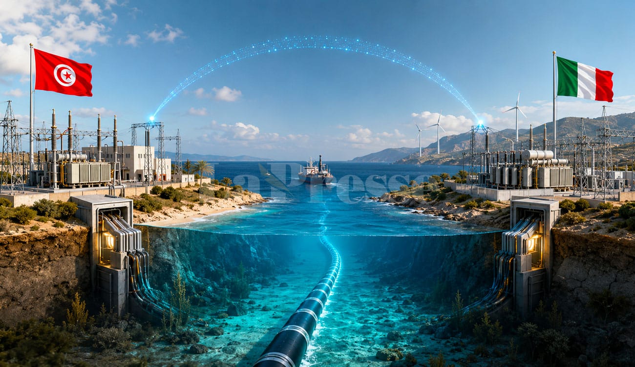 ELMED : Hitachi Energy obtient un contrat de 770 millions d'euros pour la connexion Tunisie-Italie.
