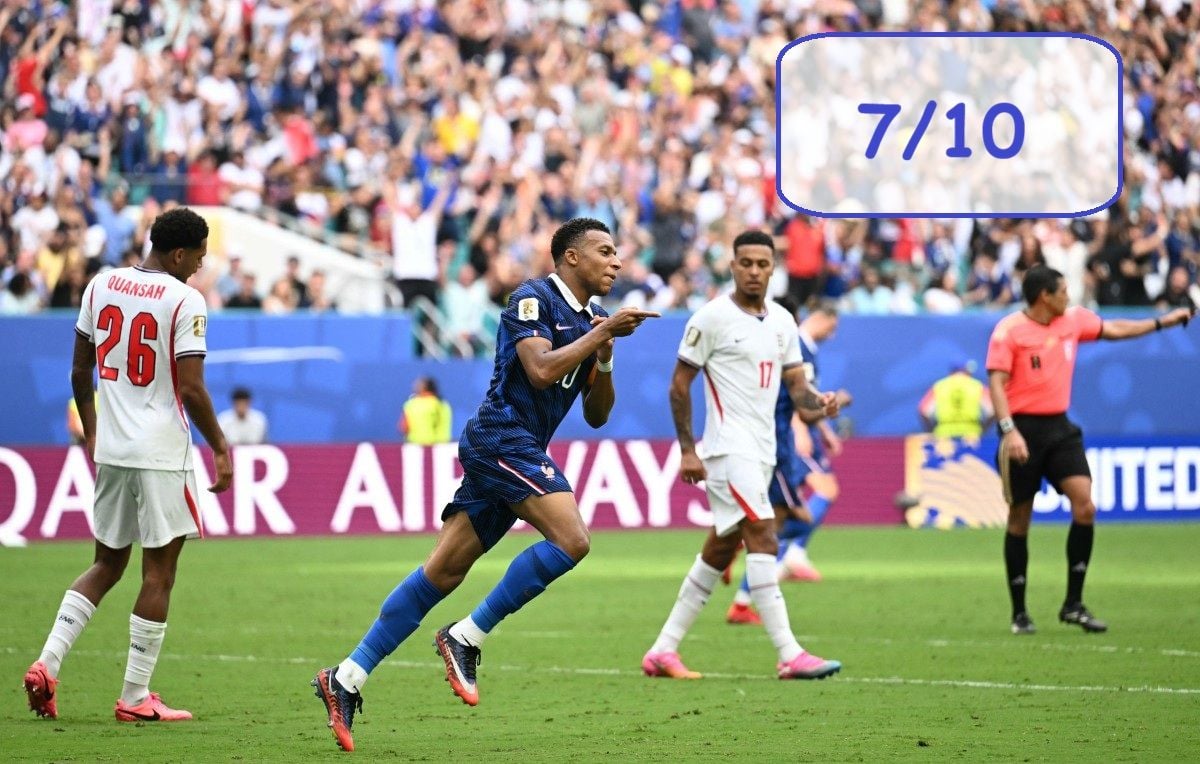 EN IMAGES. France - Angleterre : Mbappé brille, Olise se reprend, Konaté déçoit... Les notes des Bleus