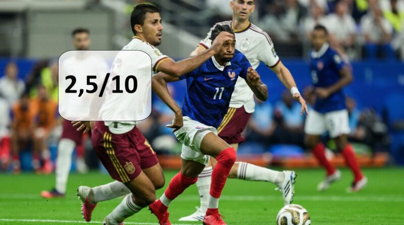 EN IMAGES. France - Espagne : Rabiot et Upamecano brillent, Mbappé et Olise déçoivent… Les notes des Bleus