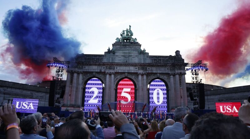 Enquête suite aux dégâts aux Musées royaux pendant le feu d'artifice.