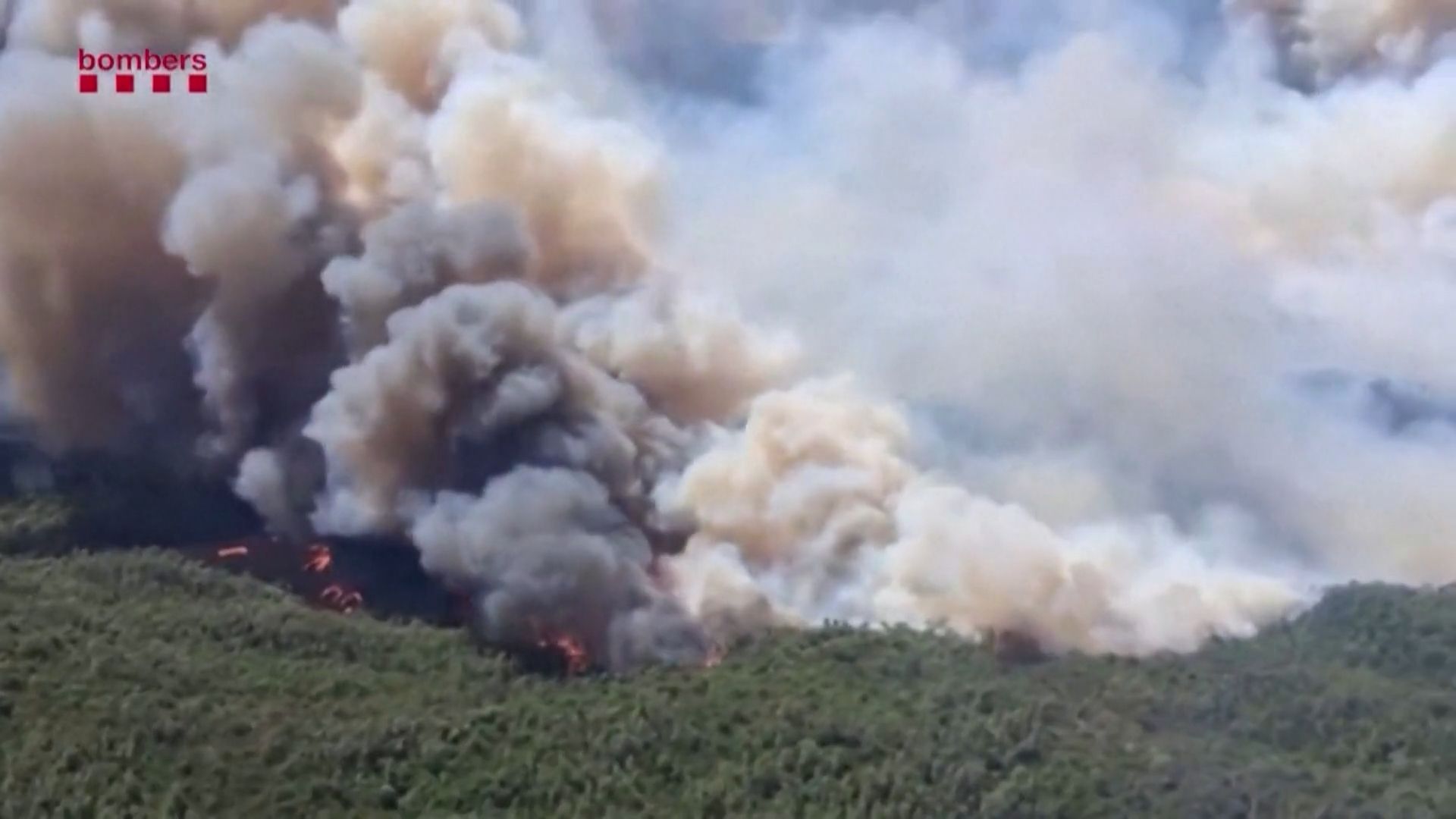 Espagne : confinées, dix communes près de la Costa Brava suite à un incendie