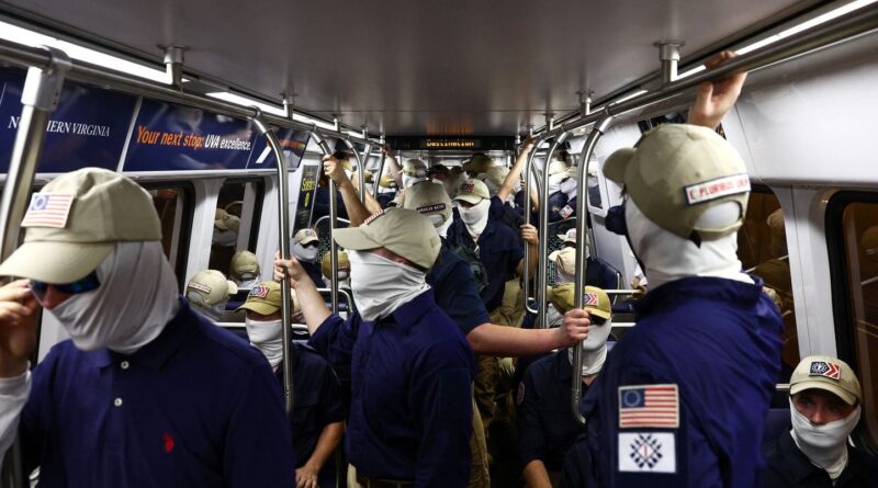 Etats-Unis : Coup de force des suprémacistes Patriot Front à Washington le 4 juillet