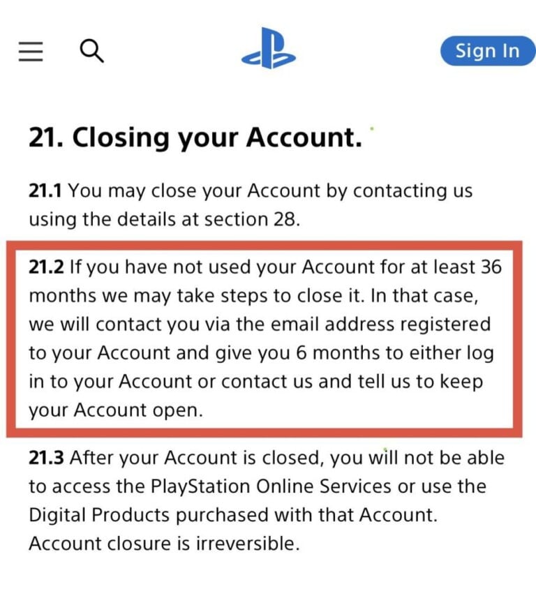 Fermeture des comptes PlayStation inactifs après 3 ans : panique injustifiée autour de Sony