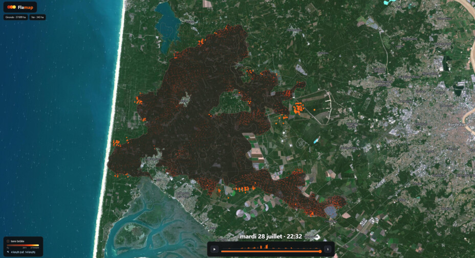 Flamap : le créateur de CovidTracker dévoile une carte des feux de forêt en temps réel