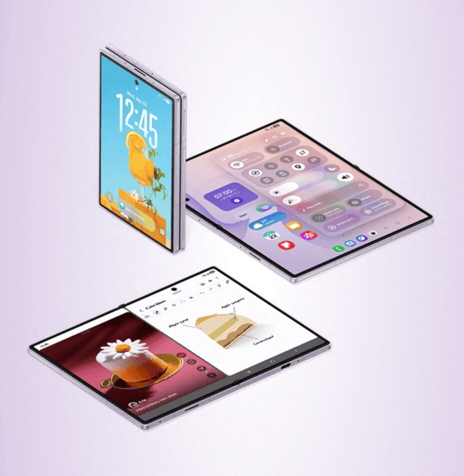 Fuites des visuels marketing des Galaxy Z Fold 8, Z Flip 8 et Z Fold 8 Ultra avant l'Unpacked