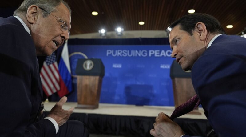 Guerre en Ukraine : Lavrov et Rubio se rencontrent, Zelensky avec les Etats-Unis.