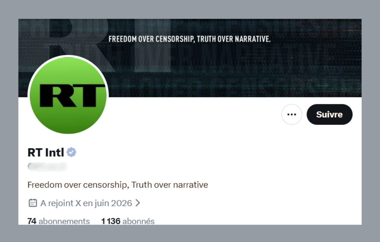 Guerre en Ukraine : RT, sanctionné, tente un retour sur X ?