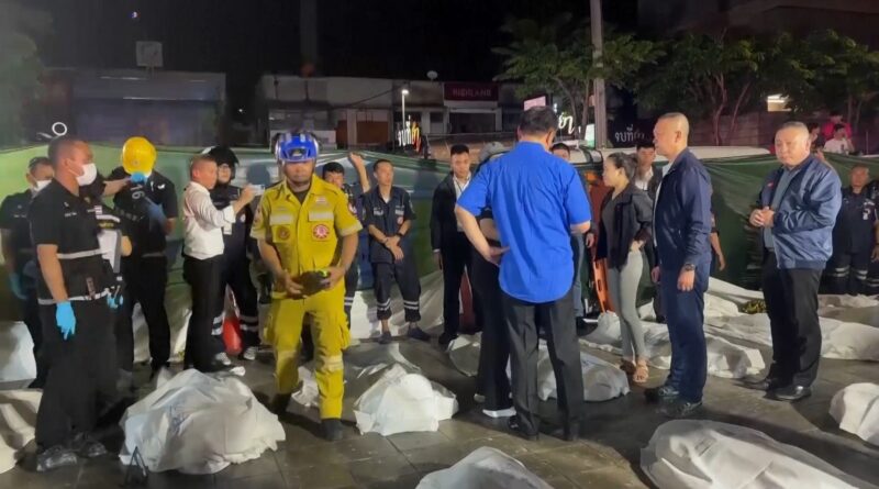 Incendie d'un bar à Bangkok : 27 morts en Thaïlande
