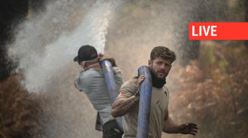 Incendie en Europe : 8000 évacués en Crète, un troisième pompier décède en Grèce