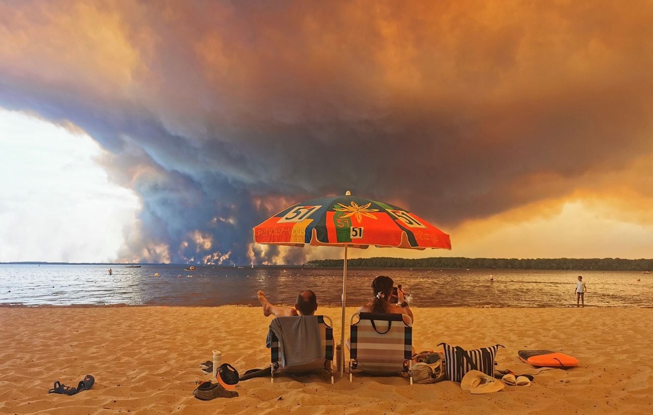 Incendies dans le Sud-Ouest : « Aurait-on agi autrement ? » et la photo controversée des vacanciers