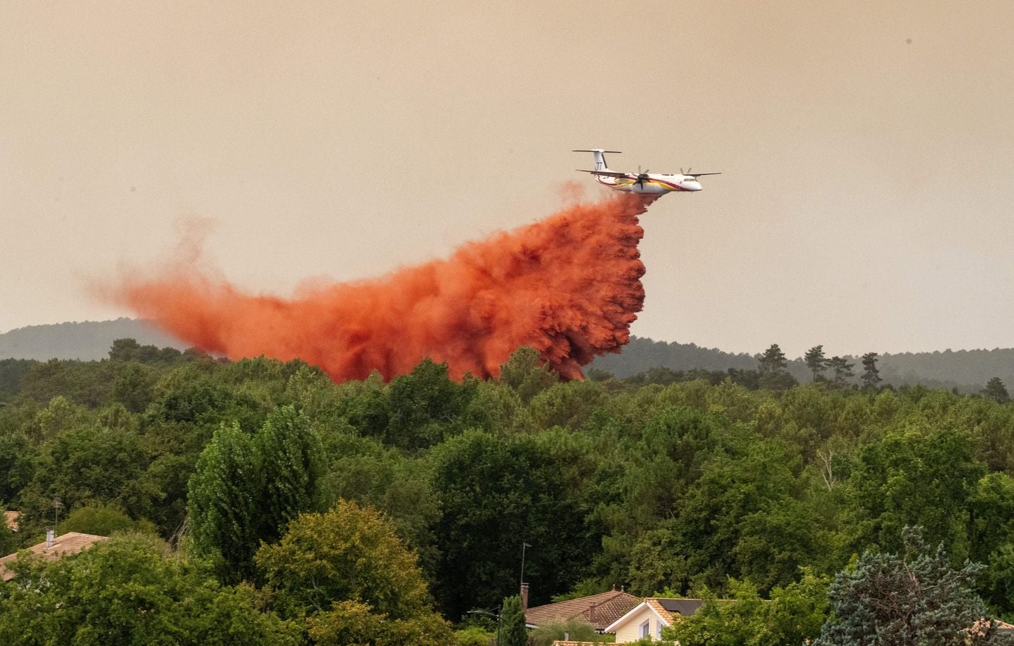 Incendies en direct : évacuations de villages sur la presqu’île du Cap-Ferret.