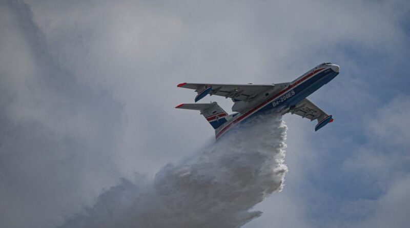 Incendies : Le Beriev Be-200, équivalent russe du Canadair, n'est pas mobilisé.