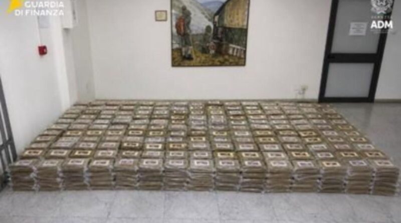 Italie : 250 millions d'euros de cocaïne cachée dans des bananes saisie par la police