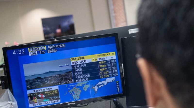 Japon : Un séisme violent secoue le sud, alerte au tsunami émise