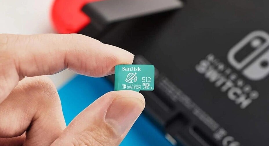 La microSD SanDisk 512 Go pour Nintendo Switch à 69 euros sur Amazon