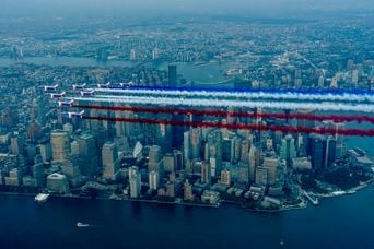 La Patrouille de France colorera le ciel de New York le 4-Juillet.
