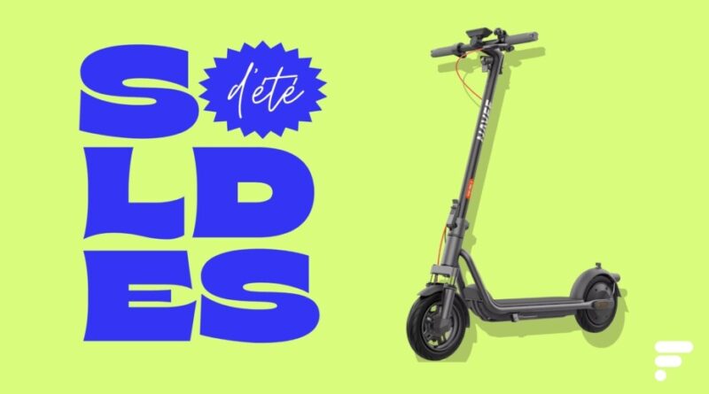 La trottinette électrique robuste et endurante en solde chez Boulanger.
