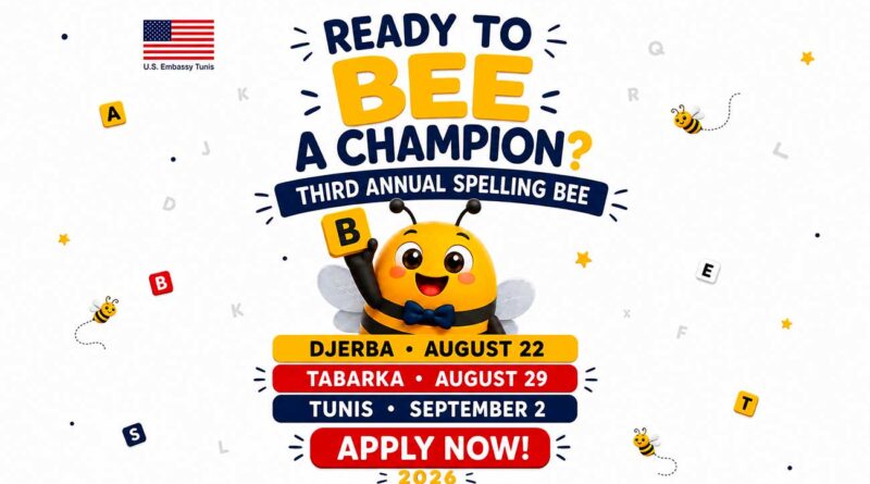 L'ambassade des États-Unis relance le concours « Spelling Bee » en Tunisie.