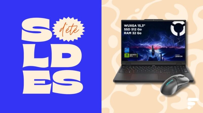 Le laptop gamer Lenovo 165 Hz avec RTX 5070 et 32 Go de RAM baisse de 210 € en fin de soldes.