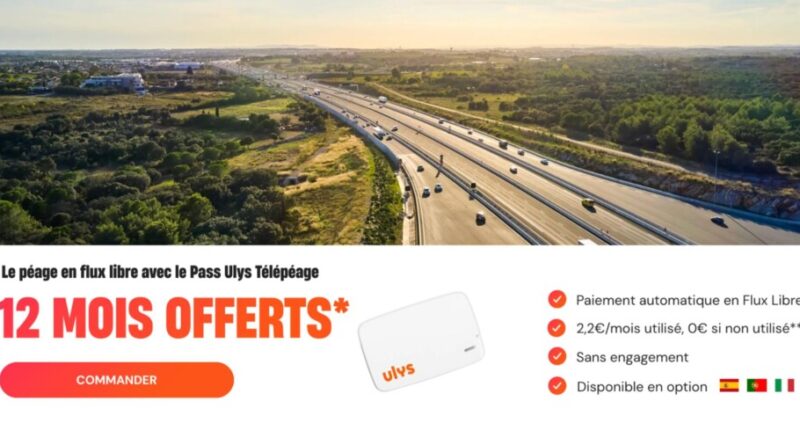 Le Pass Ulys Télépage gratuit pendant 1 an pour les vacances.