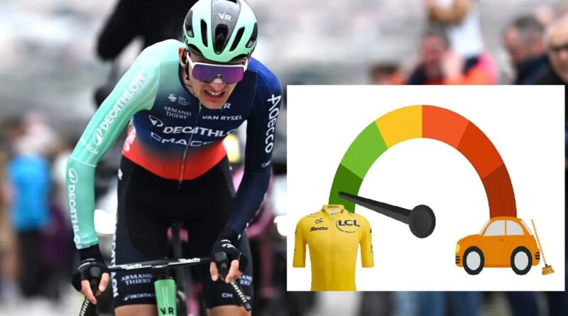 Le Tour de France de Paul Seixas : podium d'étape et Top 5 au général.