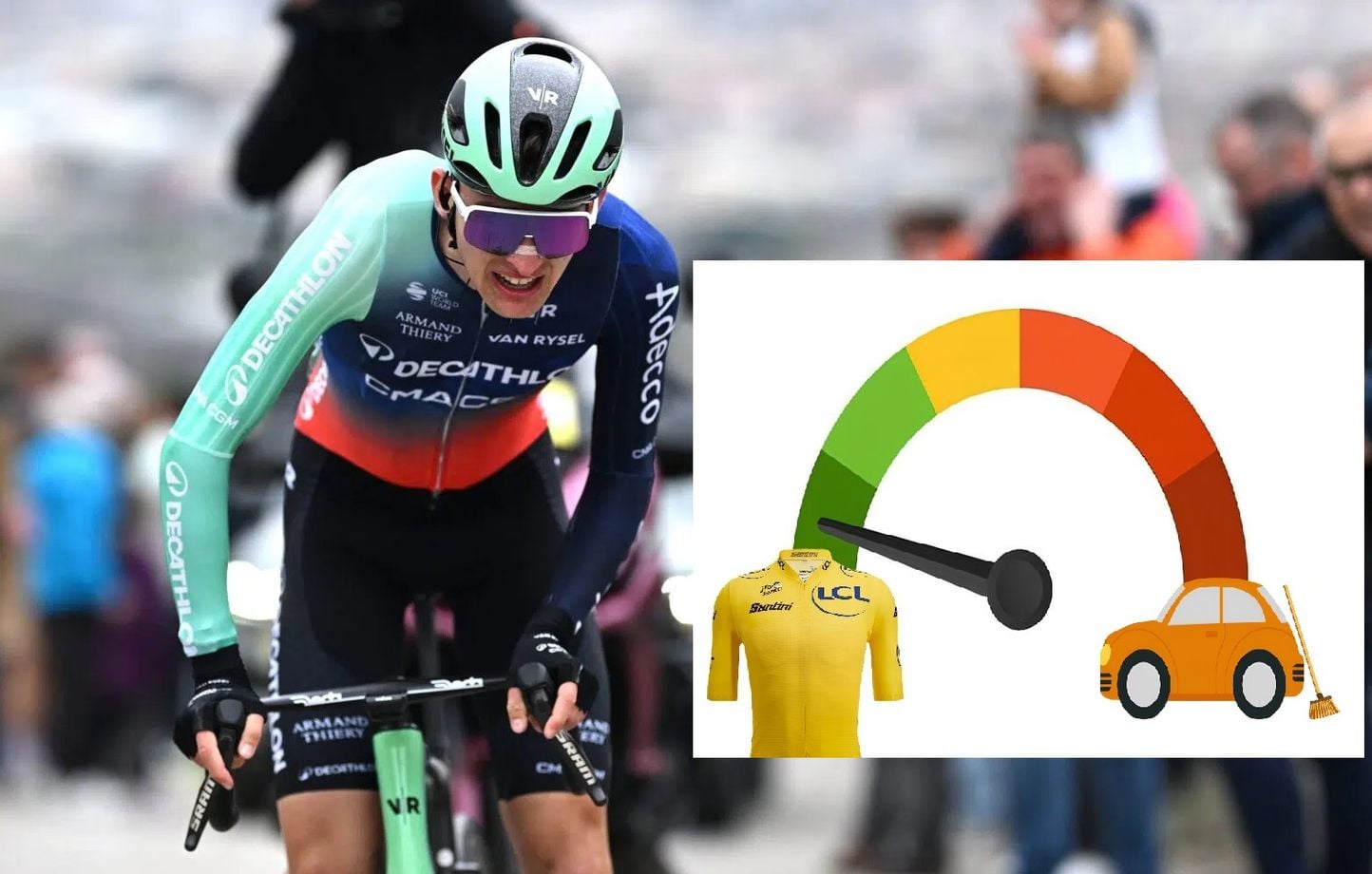 Le Tour de France de Paul Seixas : podium d'étape et Top 5 au général.