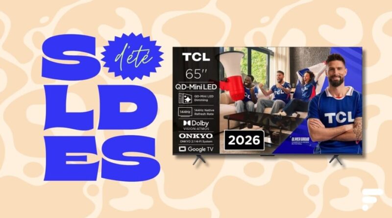 Le TV 4K QD-Mini LED 65″ à 144 Hz coûte 300 € de moins chez Boulanger.