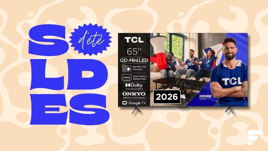 Le TV 4K QD-Mini LED 65″ à 144 Hz coûte 300 € de moins chez Boulanger.