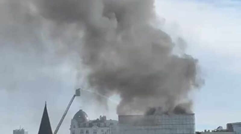 L'incendie au musée Kanal – Centre Pompidou est maîtrisé.
