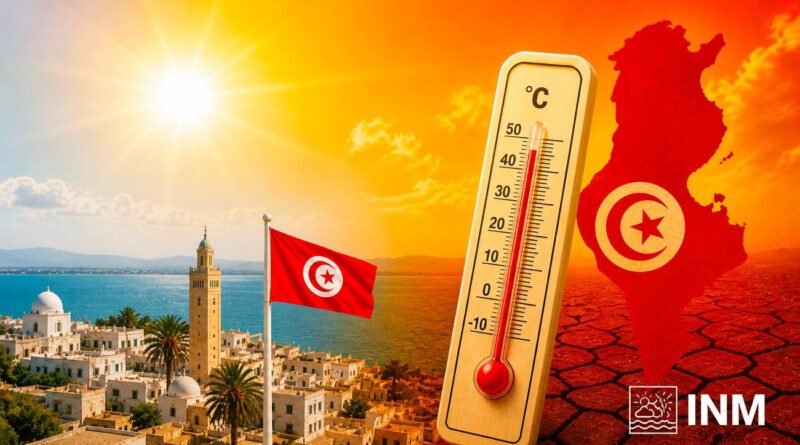 L’INM annonce un trimestre août-octobre 2026 anormalement chaud en Tunisie.