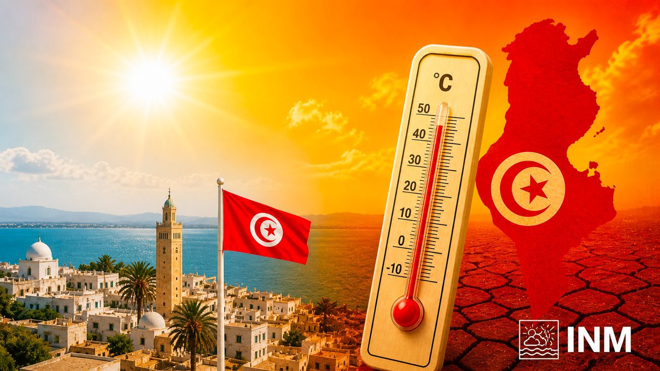 L’INM annonce un trimestre août-octobre 2026 anormalement chaud en Tunisie.