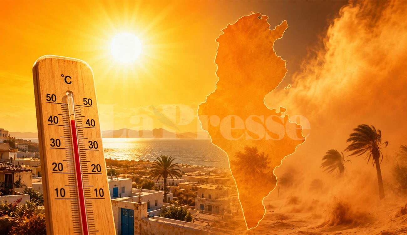 Météo : des températures atteignant 46°C en Tunisie aujourd'hui
